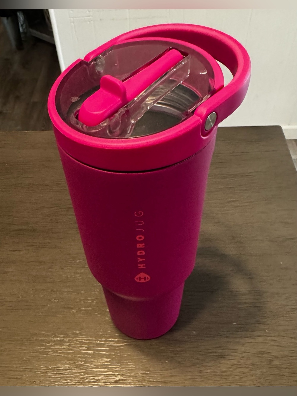 HydroJug Pink Insulated Travel Tumbler with Handle